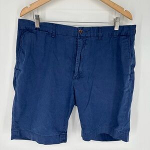 Polo Ralph Lauren Men’s Sz 38 Navy Blue Chino Classic Fit Shorts U4